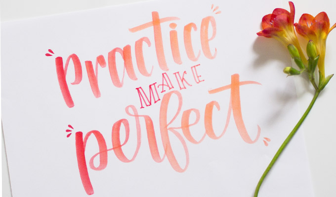 brush lettering