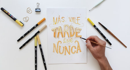 frases lettering